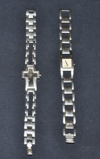 2 X Esprit Uhr Damen Uhren Edelstahl Bild