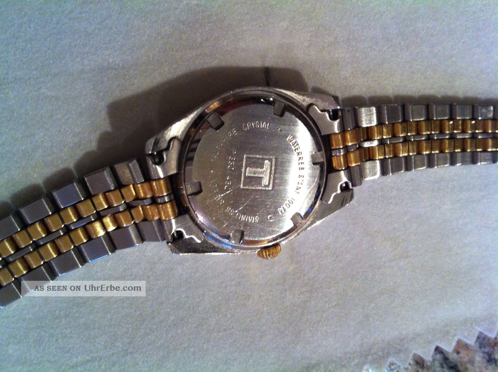 Tissot Pr 100 Armbanduhr Damenuhr Uhr Bicolor Gold Silber Von Christ