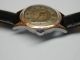 Vintage Breitling Genève Chronometr Zwei Töne.  Armbanduhr.  As 1187 Armbanduhren Bild 3