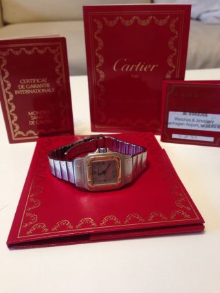 Cartier Armbanduhr,  Luxusuhr,  Santos,  Damenuhr Bild