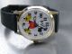 Große Mickey Mouse Handaufzuguhr / Sammleruhr Armbanduhren Bild 6