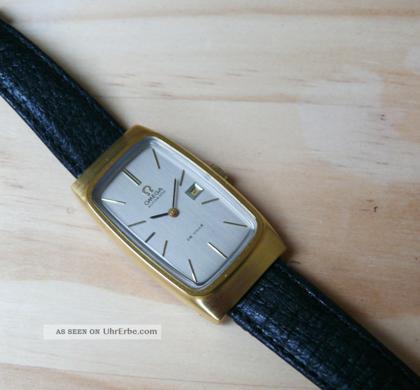 Omega De Ville Automatic Edelstahl Vergoldet Weihnachtswunsch (01.  09 - 557) Armbanduhren Bild