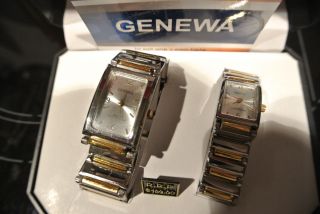 Tolles Geschenk Zum Fest Genewa Quartz Partner Armbanduhren Bild