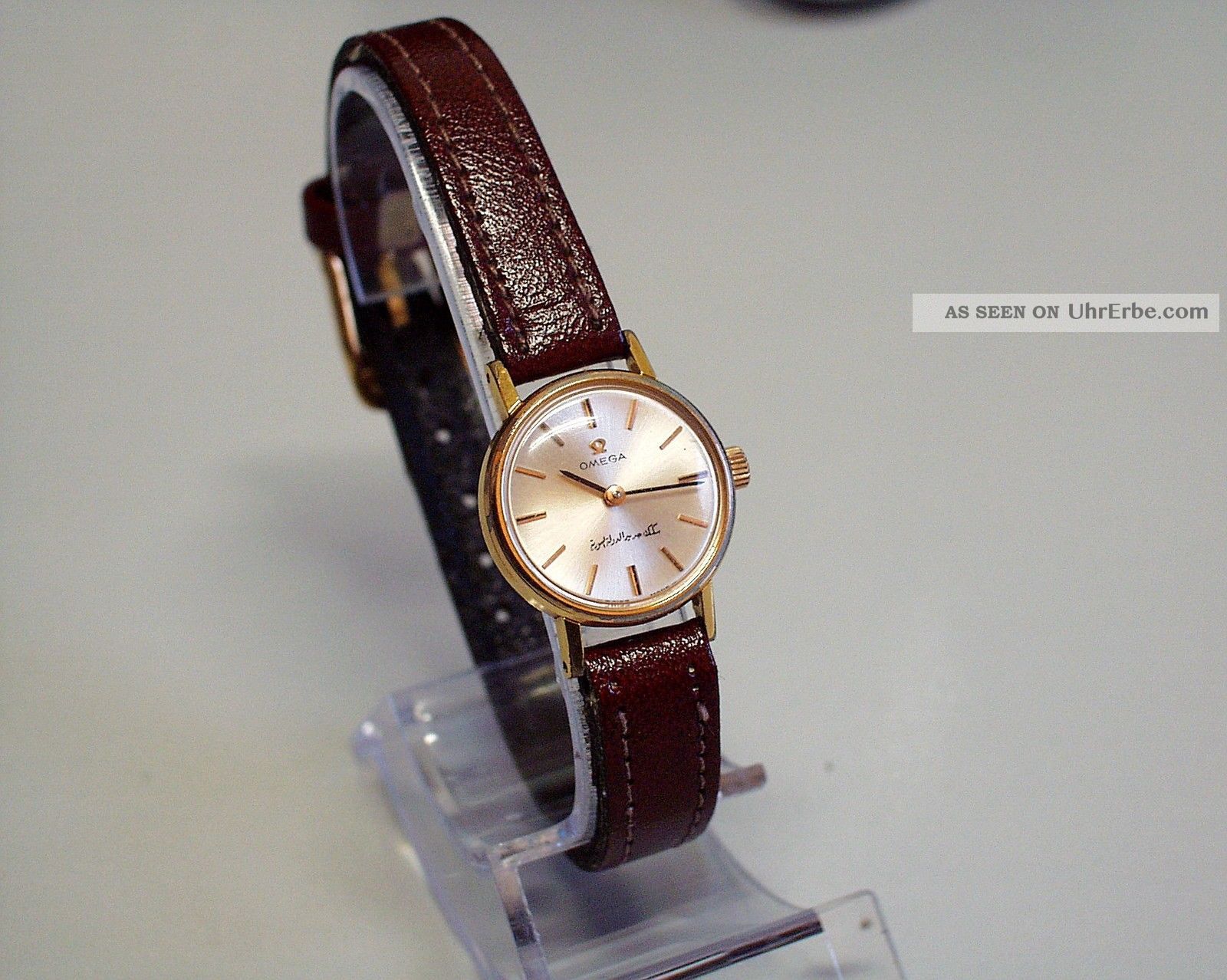 Servicesierte Und Vergoldete - Omega - Damen - Uhr Mit Mech Werk Armbanduhren Bild