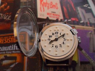 Luxus Hochwertige Arsa Blinden Uhr Swiss Made Vintage Bild