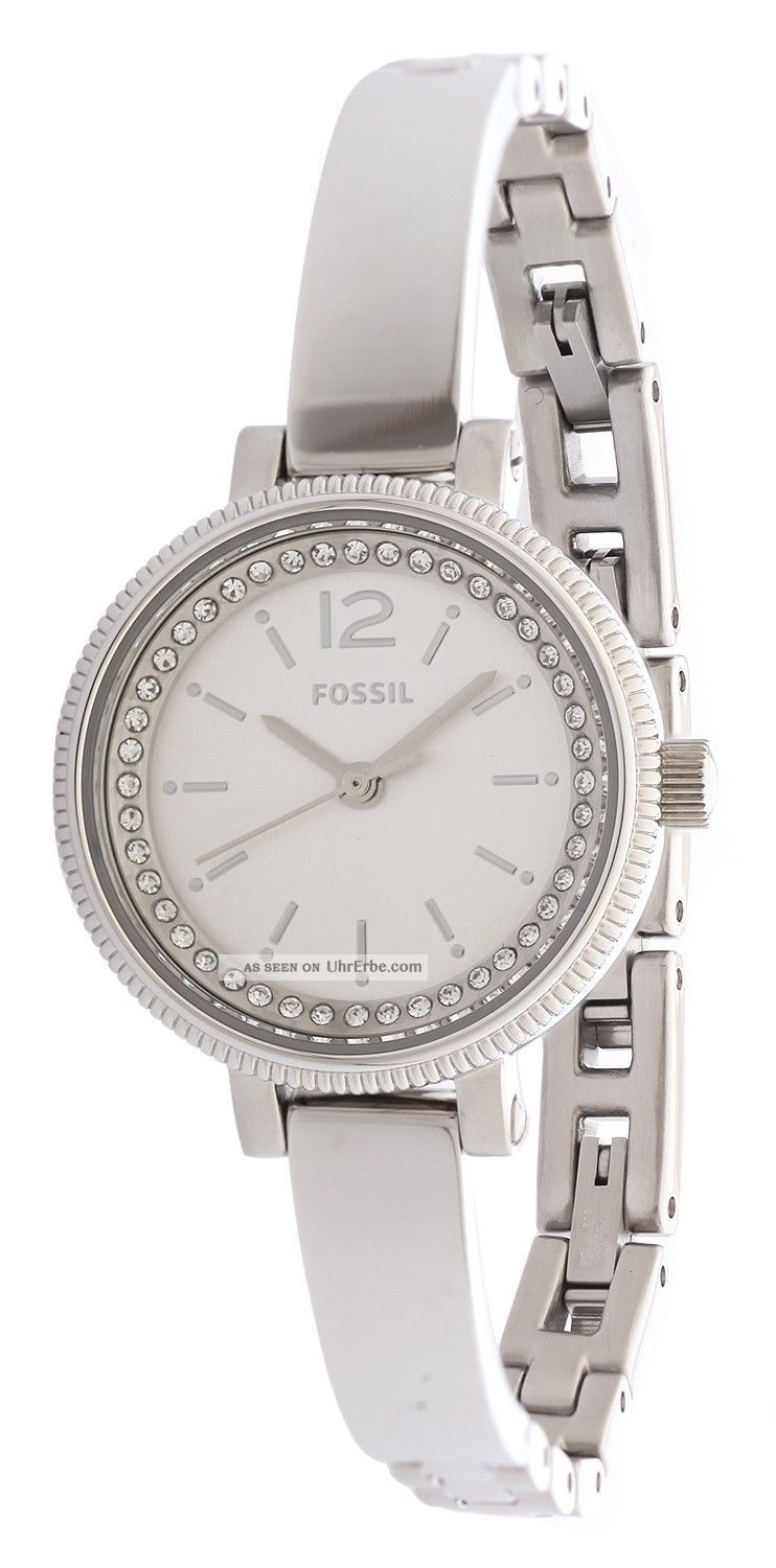 Fossil Damen Armbanduhr Classic Silver Silber Bq1200 Armbanduhren Bild