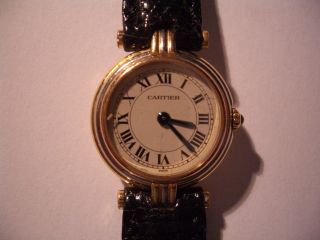 Cartier Damen Armband Uhr 750er Gold,  Trinity,  Sehr Hübsche Uhr,  Neues Band. Bild