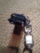 Fossil Damen Armbanduhr Schwarz Leder,  Braun Holzoptik Armbanduhren Bild 6