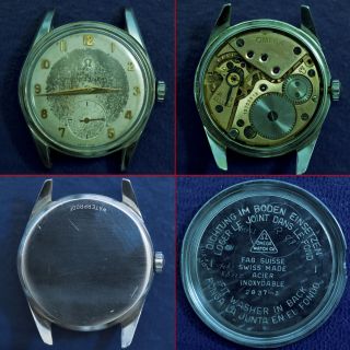 Armbanduhr,  Rare,  Vintage,  Frühe Seamaster Von Omega Mit Kleiner Sekunde Bild