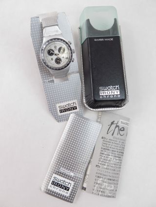 Swatch Irony Chronograph Ycs4001 Mit Alu - Armband Ar Bild