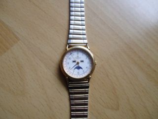 Defekte Uhr Sammlung An Bastler Alte Dugena Quartz Herren Armbanduhr Bild