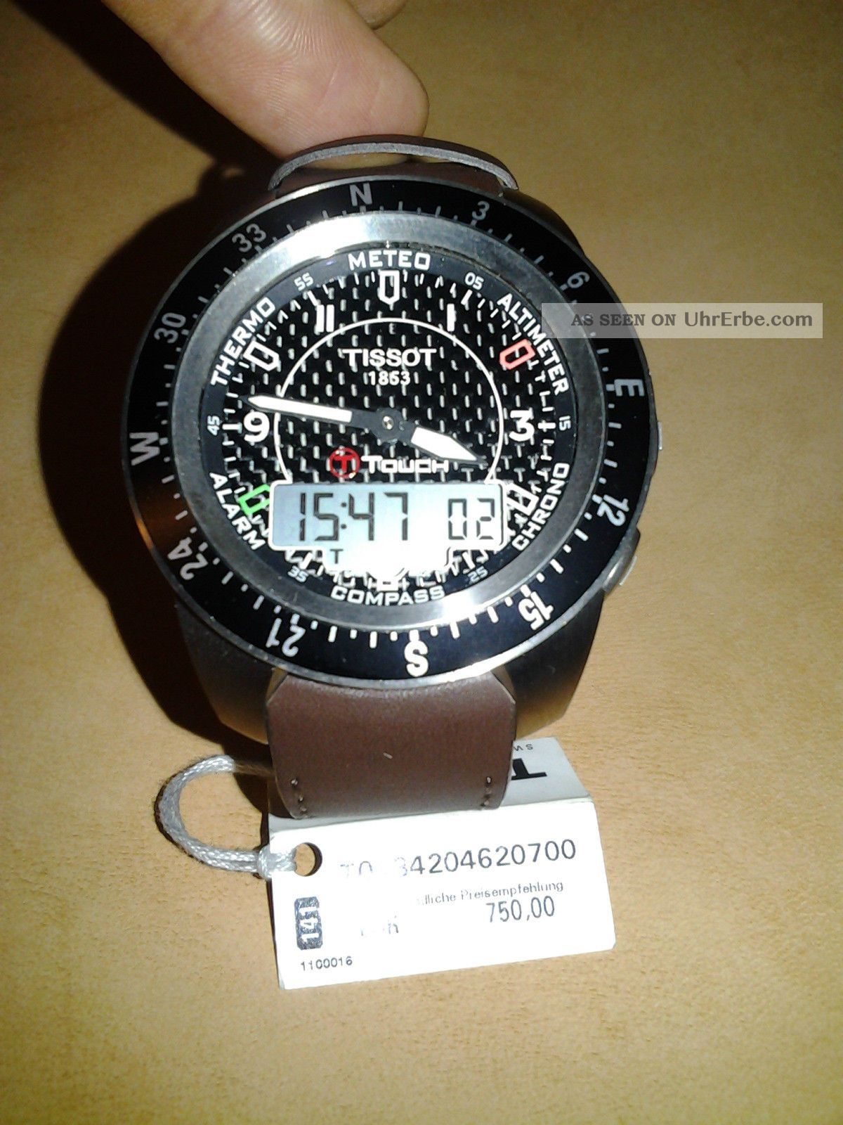 T - Touch Tissot Schweitzer Multifunktionuhr,  Chronograph Uhr Armbanduhren Bild