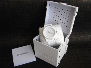 Diesel Armbanduhr Dz1590 Weiß Xl - Size 46 Mm Bild