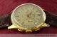 Breitling 18k (0,  750) Gold Cadette Chronograph Handaufzug Vintage Von 1950 Armbanduhren Bild 3