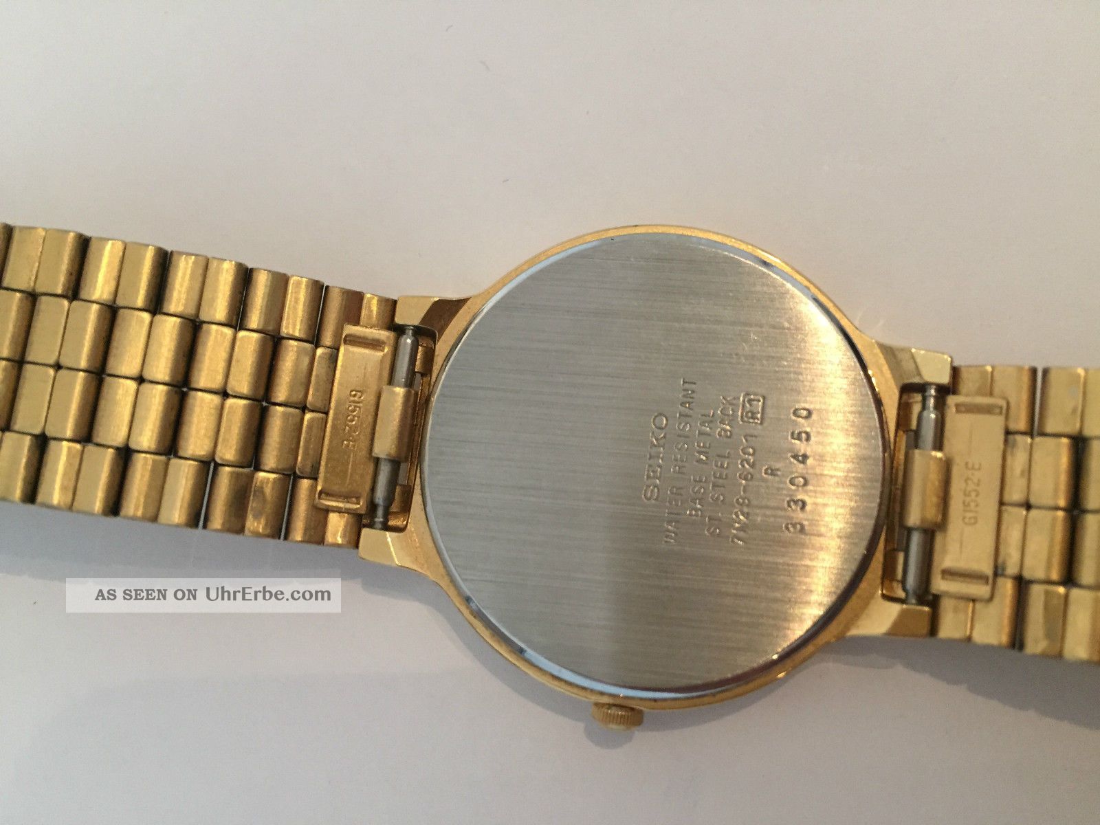 Uhr Armbanduhr Seiko Quartz 7n28 - 6201 Metal Mit Ovp Neue Batterie