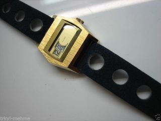 , 70er Jahre.  Digital Scheibenuhr.  Nos Top Armbanduhr Bild