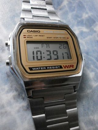 Casio A - 158we Armbanduhr Vintage Bild