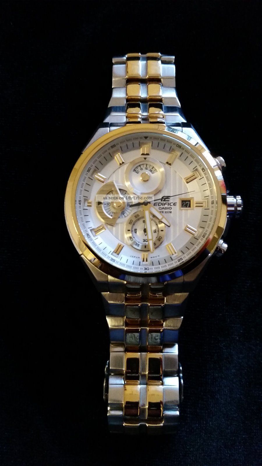 Casio Edifice Ef - 556sg - 7avef Herrenchronograph In Gold - Optik Armbanduhren Bild