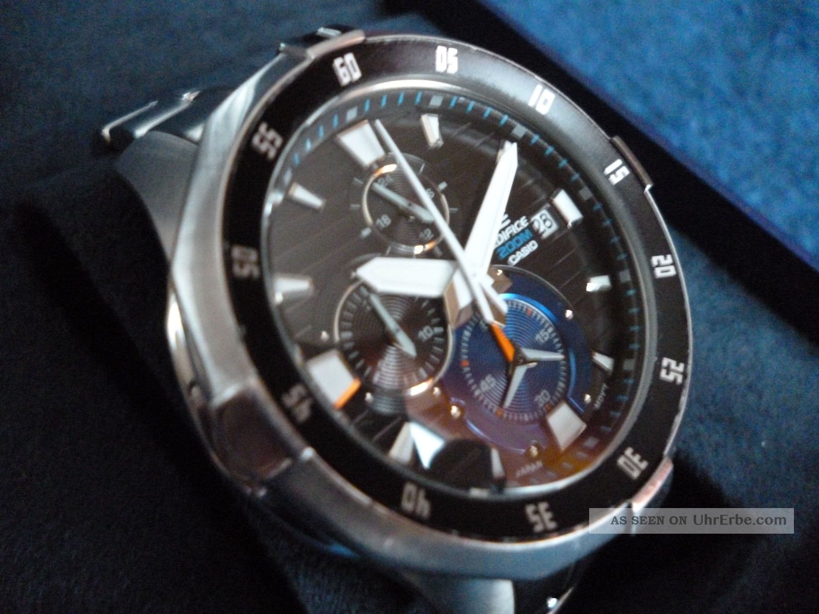 Casio Edifice Efm - 502d - 1avef Chronograph Edelstahl Herrenuhr Armbanduhren Bild