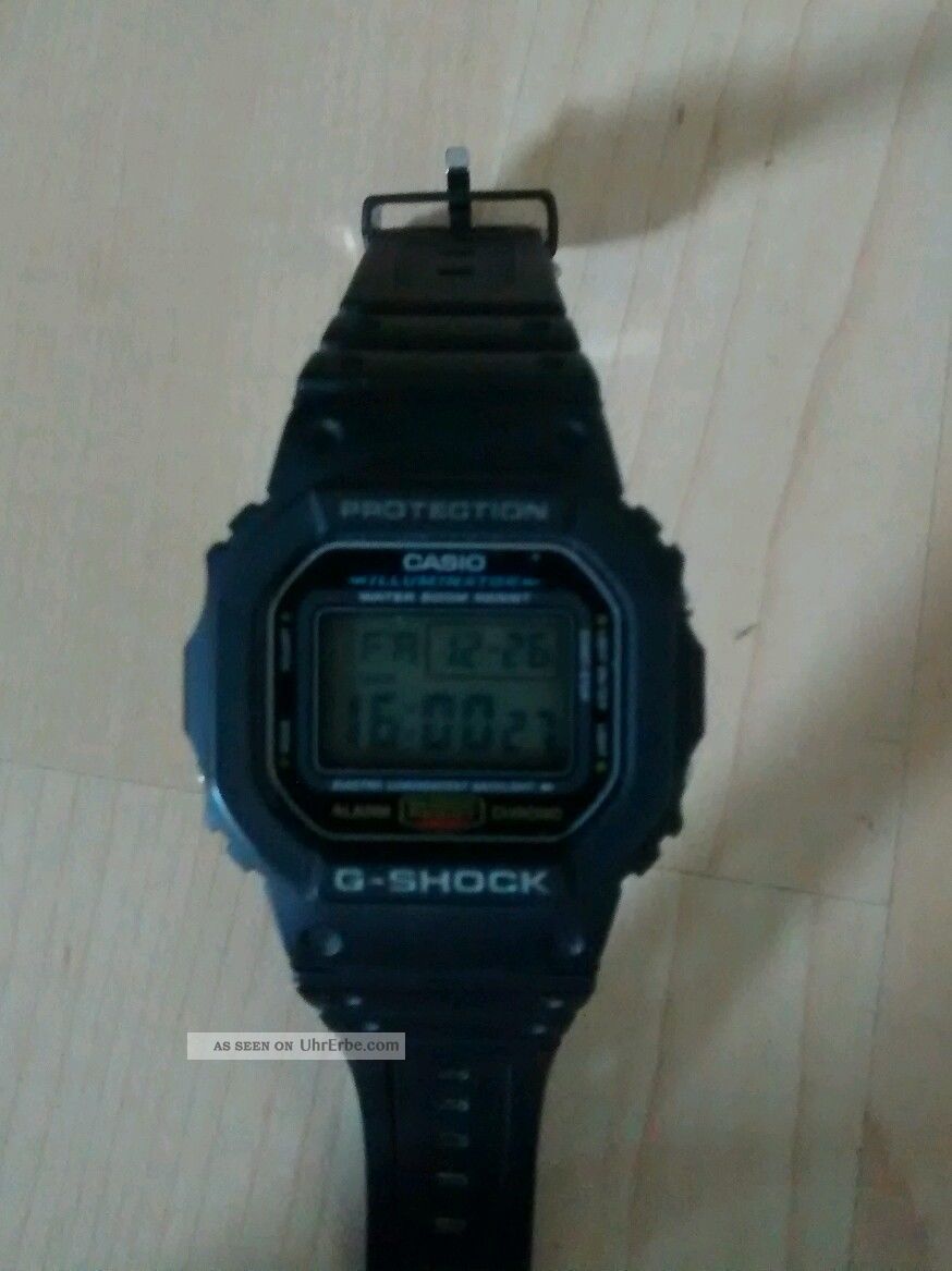 Casio G - Shock Dw - 5600e - 1ver Armbanduhr Für Herren Armbanduhren Bild