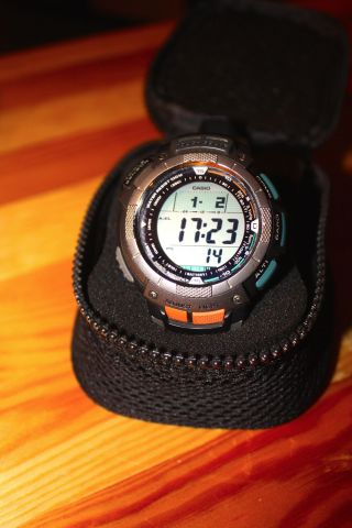 Casio Pro Trek Prg - 80 - 1ver Armbanduhr Für Herren Bild