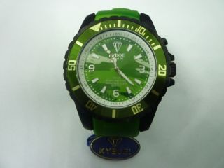Kyboe Giant 55,  Herren Uhr,  Damen Uhr,  Farbe Grün Neuwertig Bild