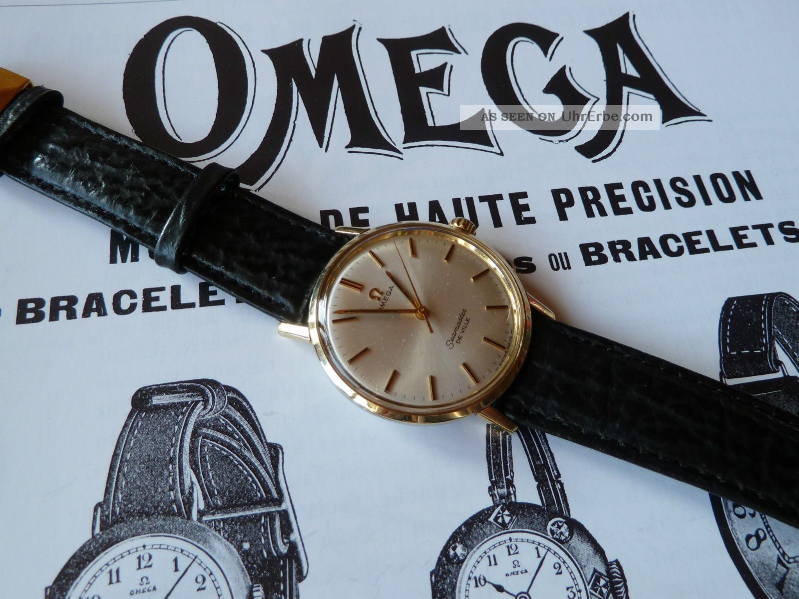 Vintage Omega Seamaster De Ville Herrenarmbanduhr Armbanduhren Bild