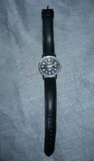 Kienzle/ Herren - Armbanduhr,  Mit Lederarmband,  Schwarz,  Neuwertig Bild