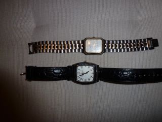 Uhr Herren Armbanduhr Antik Alt Quartz Stainless Steel Water Proof Leder Uhren Bild