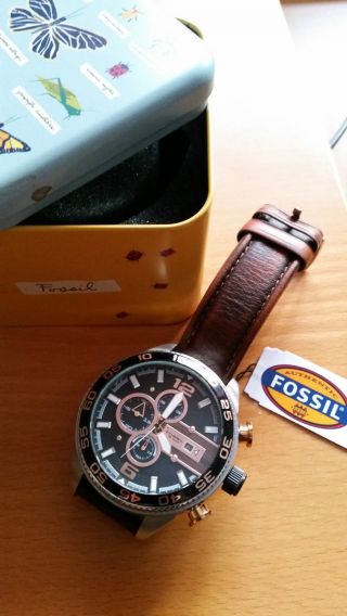 Chronograph Fossil Ch 2559 Armbanduhr Für Herren - Top - Mit Ovp Bild