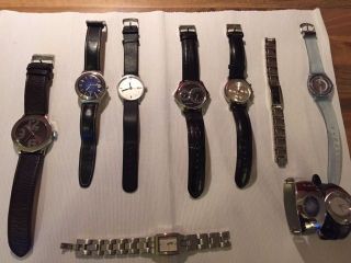 Damen Herren Armband Uhren Konvolut 10 Stück U.  A.  Esprit Oozoo Swatch Bild