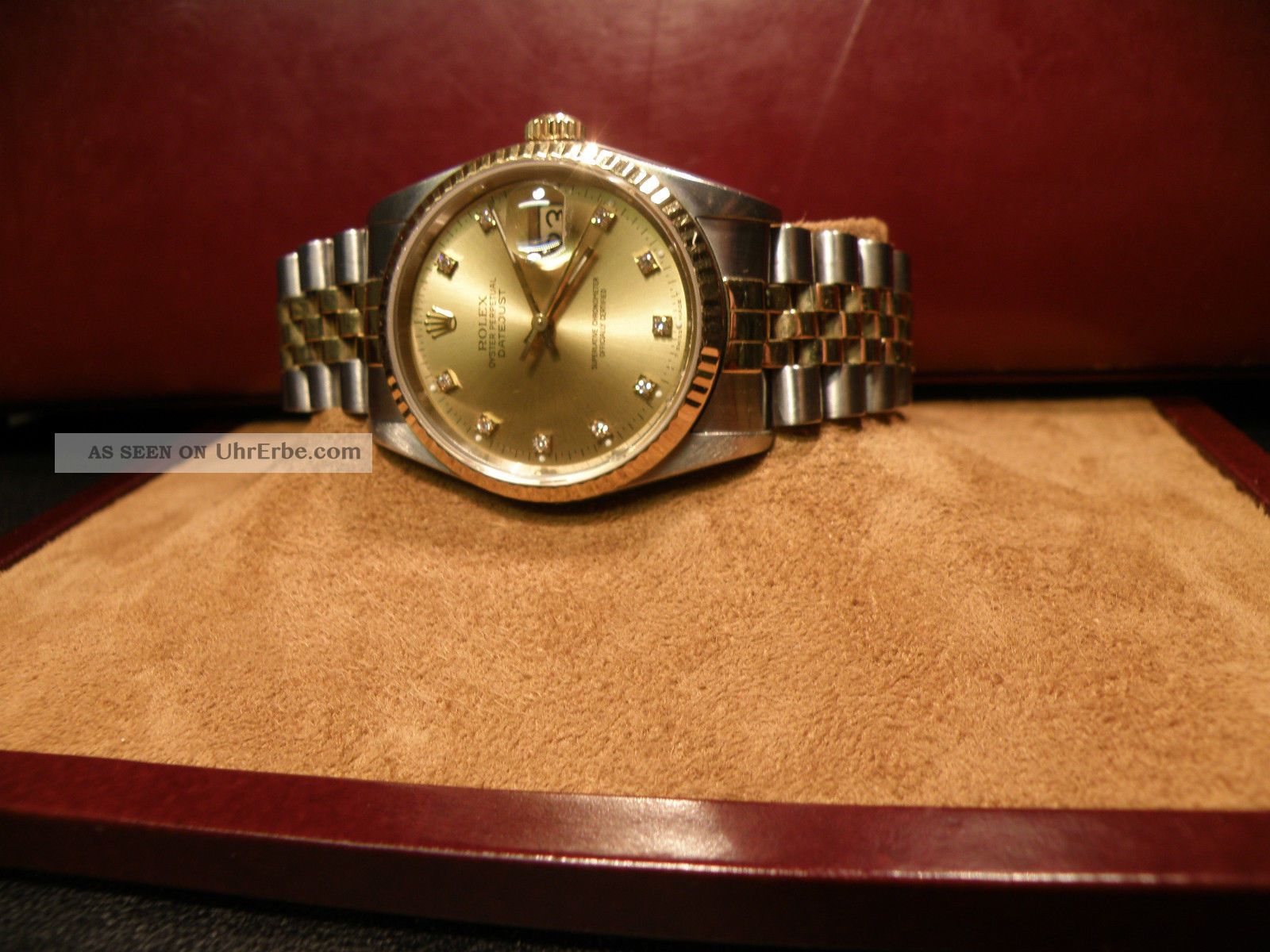 Rolex Oyster Perpetual Automatic Mit Diamantzifferblatt Armbanduhren Bild