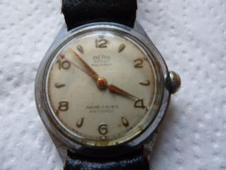 Armbanduhr Aus Papas Sammlung Nr.  37 Berg 17 Rubis Funktion Mindes 12 Std. Bild
