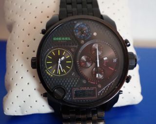 Diesel Big Daddy Watch Uhr Herrenuhr Schwarz Black Dz - 7266 Ovp,  Handbuch Bild