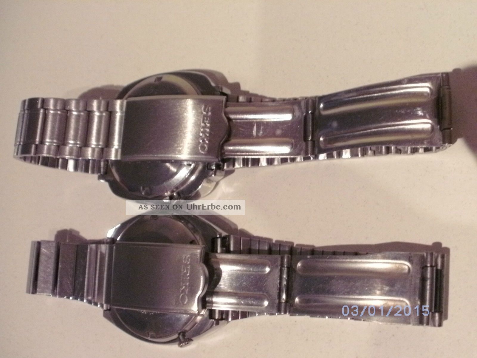 Zwei Seiko 5 Automatik Uhren Mit Metallarmband