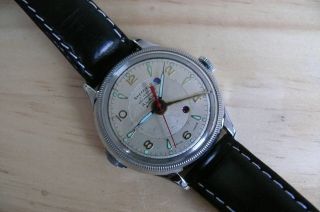 Alte Armbanduhr Mit Wecker Sheffield Swiss Made Zbl.  1 Bild