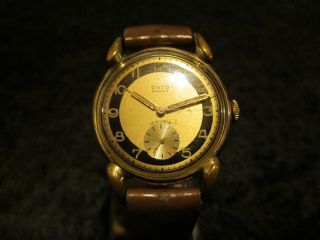 Osco Parat Uhr Uhren Handaufzug Hau Walzgold Double 20 Micron Mikron 15 Rubis Bild