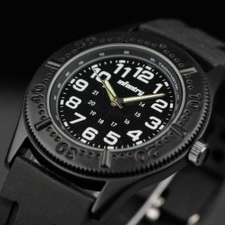 Infantry Herren Uhr Sport Mode Armbanduhr Fliegeruhr Herrenuhr Schwarz Quarzuhr Bild