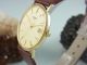 Tissot Herrenuhr Aus 585 / 14k Gold Uhr Datum Anzeige Armbanduhren Bild 3