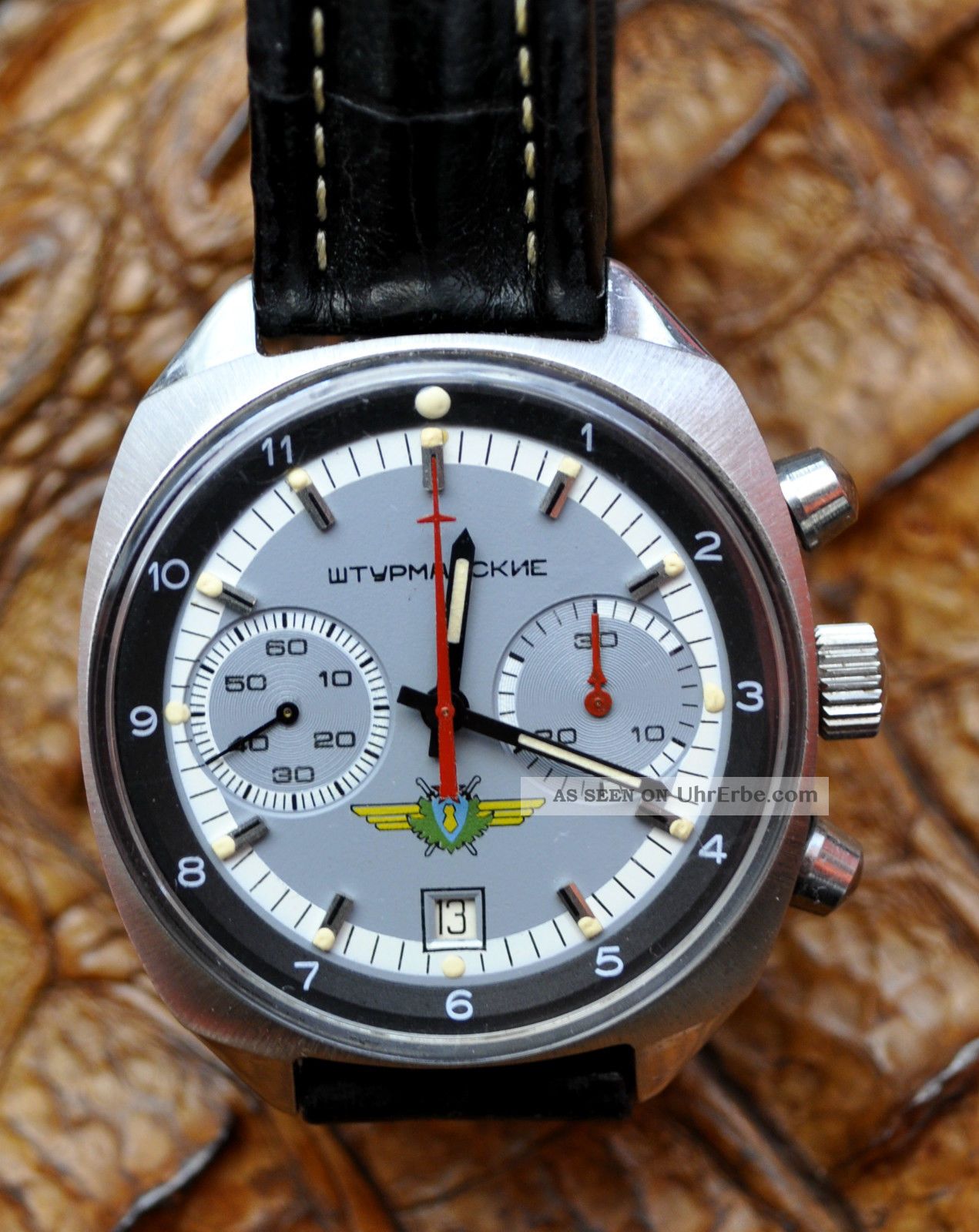 Poljot Chronograph Sturmanskie Stoppsekunde Armbanduhren Bild