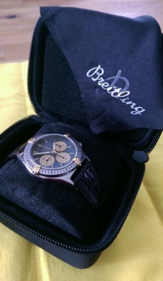Breitling Callisto Chronograph Stahl - Gold Handaufzug Bild