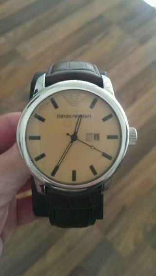 Emporio Armani Classic Ar0429 Armbanduhr Für Herren Bild