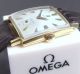 1950iger Omega Rectangular In Solid 14 Karat Gelbgold Perfekt Armbanduhren Bild 3