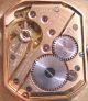1950iger Omega Rectangular In Solid 14 Karat Gelbgold Perfekt Armbanduhren Bild 8