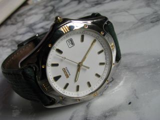 Seiko 7n47 Herren - Armbanduhr Mit Datumsanzeige Und Quarzwerk Bild