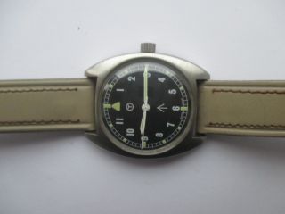 Vintage Hamilton Handaufzug Militär - Armbanduhr Stahl Bild