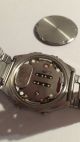 Vintage 1970 Herrenuhr Buler Digital Uhr Alarm Chronograph Edelstahl Swiss Watch Armbanduhren Bild 10