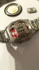 Vintage 1970 Herrenuhr Buler Digital Uhr Alarm Chronograph Edelstahl Swiss Watch Armbanduhren Bild 7