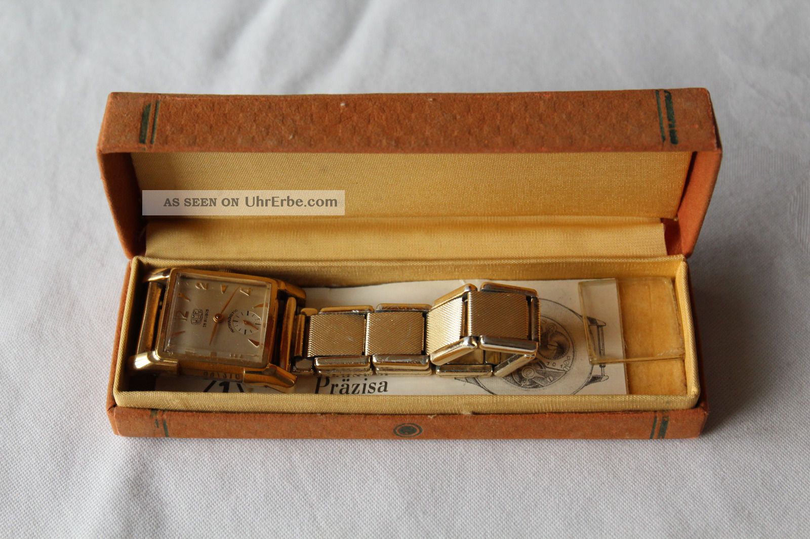 Umf Ruhla 15 Rubis Herrenuhr Armbanduhr Handaufzug Mechanisch Armbanduhren Bild