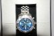 Roebelin & Graef Chronograph,  Modell Magnum Stahl Blau Armbanduhren Bild 2